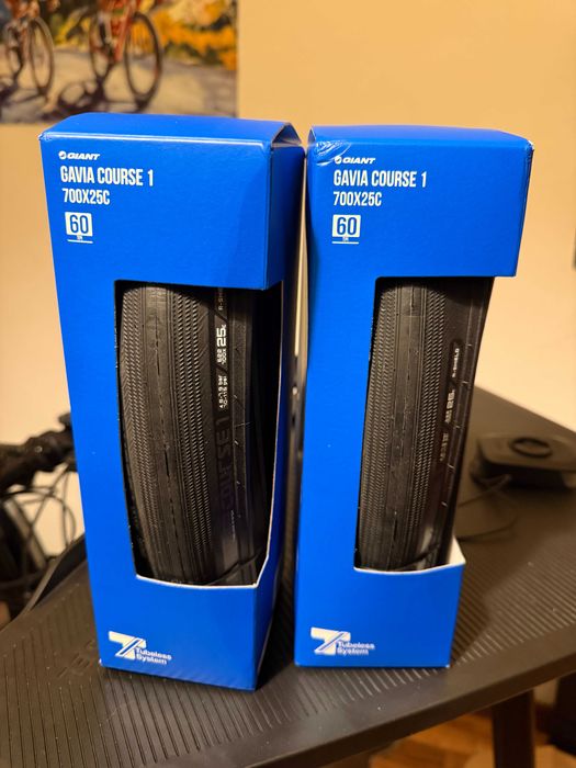 Pneus giant course 1 tubeless tamanho 25