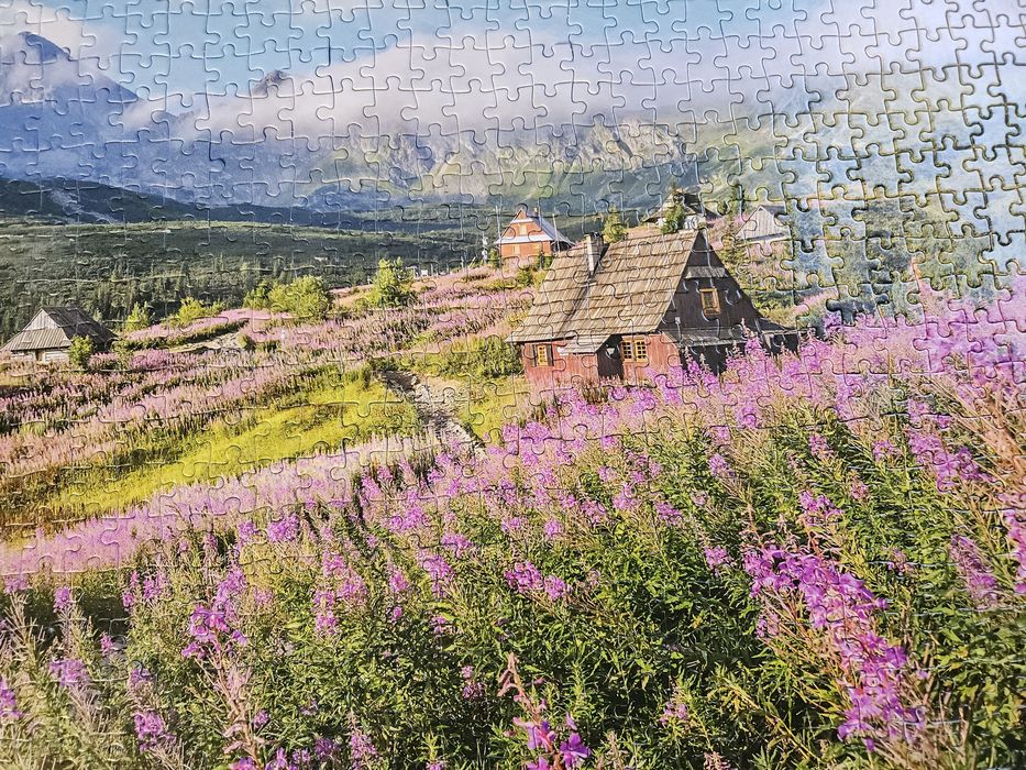 Puzzle 1000 części. Hala Gąsienicowa.
