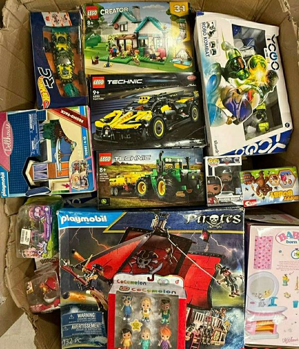 Karton Zabawek Mix 200PLN NOWE Lego Hobbit Barbie pokémon Star Wars