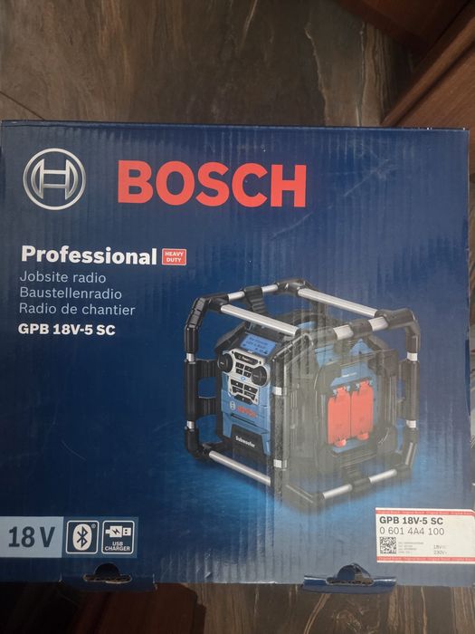 Radio budowlane bosch