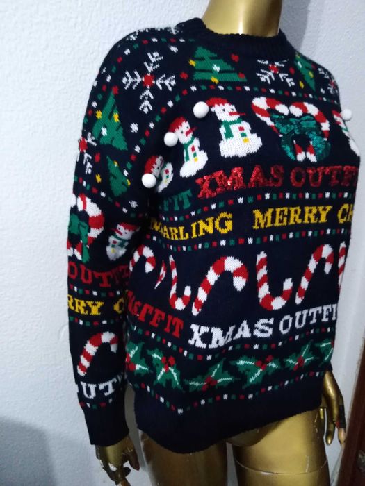 Camisola Malha Lefties Merry Xmas XS