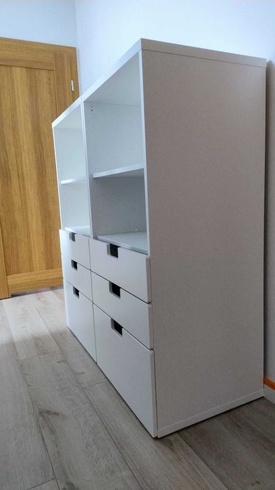 2x Ikea Stuva komoda dziecięca biała