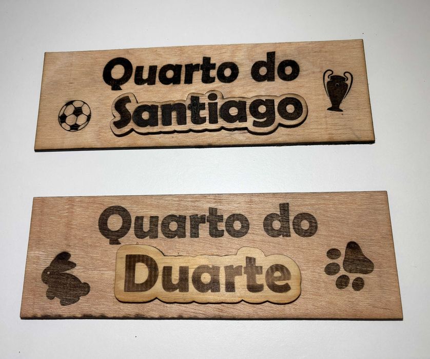 Placa para Quarto PERSONALIZÁVEL