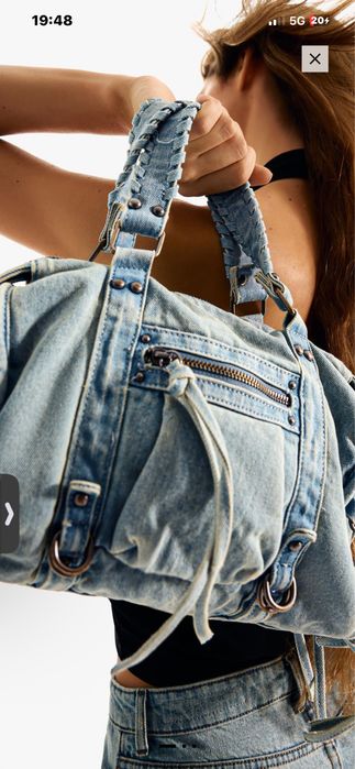 Torba bershka jeansowa