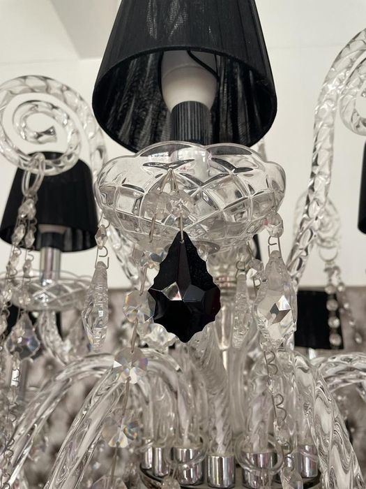 Candeeiro de cristal 12 baços