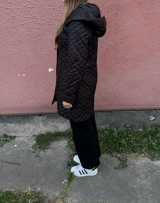 Kurtka jesienna pikowana czarna