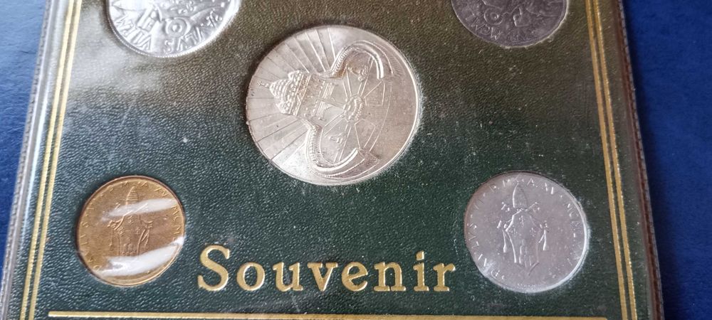 Stare monety Medal Watykan zestaw stan menniczy