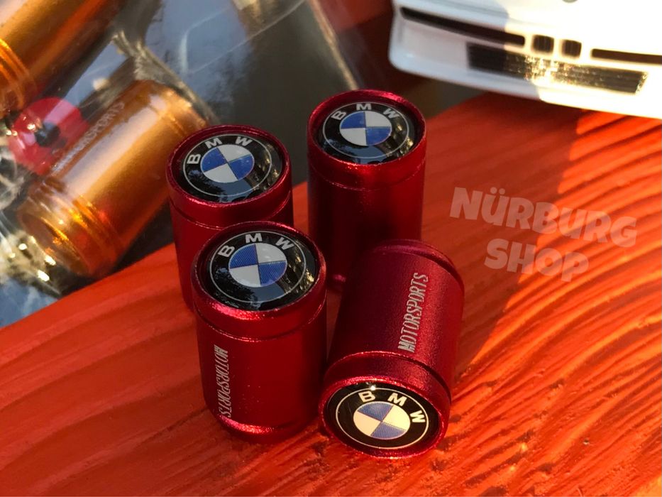 Металлические колпачки на ниппеля BMW M Motorposts БМВ F10 F15 F30 G30