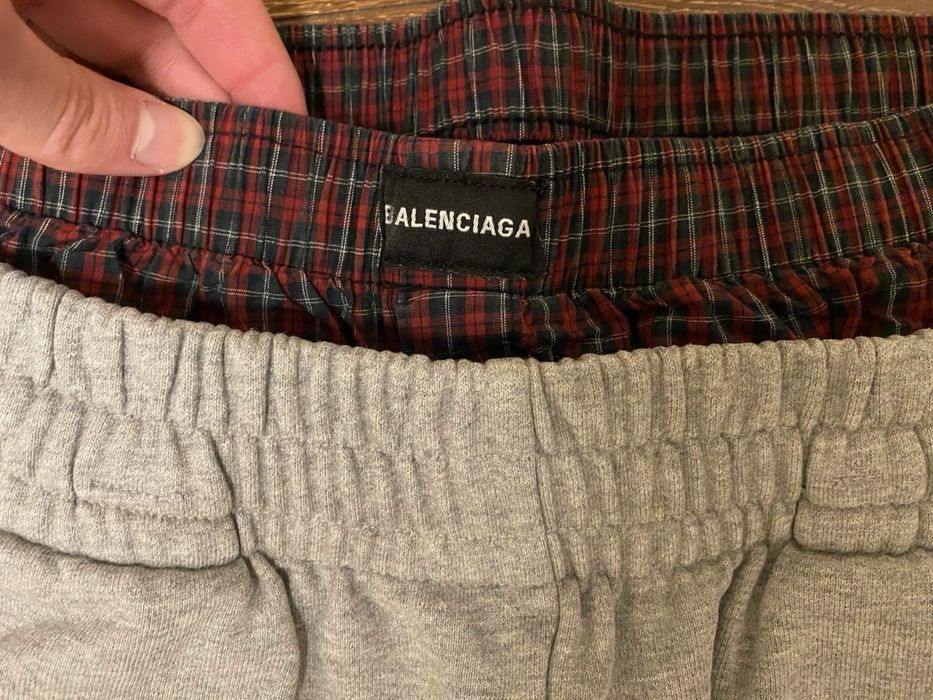 Штаны Balenciaga boxer grey