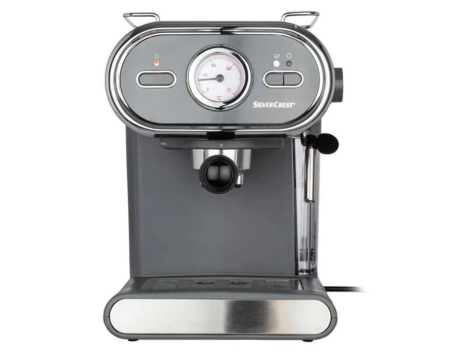 Кавоварка еспресо Silver Crest Kitchen Tools SEM 1100 D3 Пастельний антрацит (70228855)