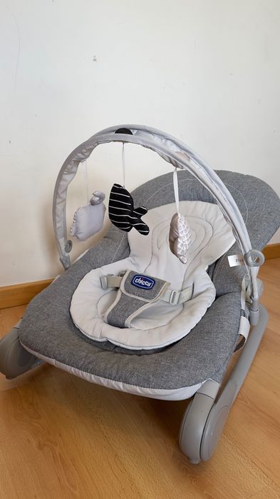 Espreguiçadeira evolutiva, CHICCO Hoopla - cinzento