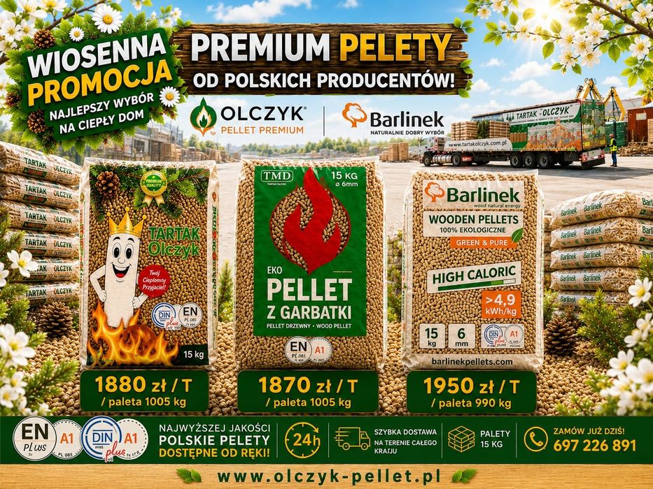 Pellet Pelet Olczyk  Garbatka 1960 zł Radom Zapewniamy Transport HDS Winda!