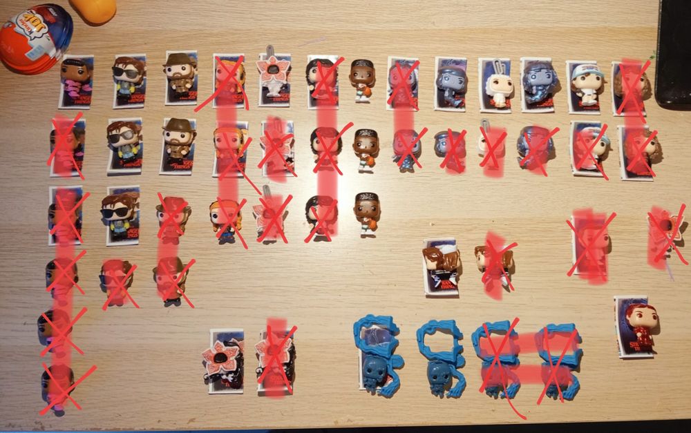 Mini Funko Pop  Stranger Things e Harry Potter e  figuras McDonald's