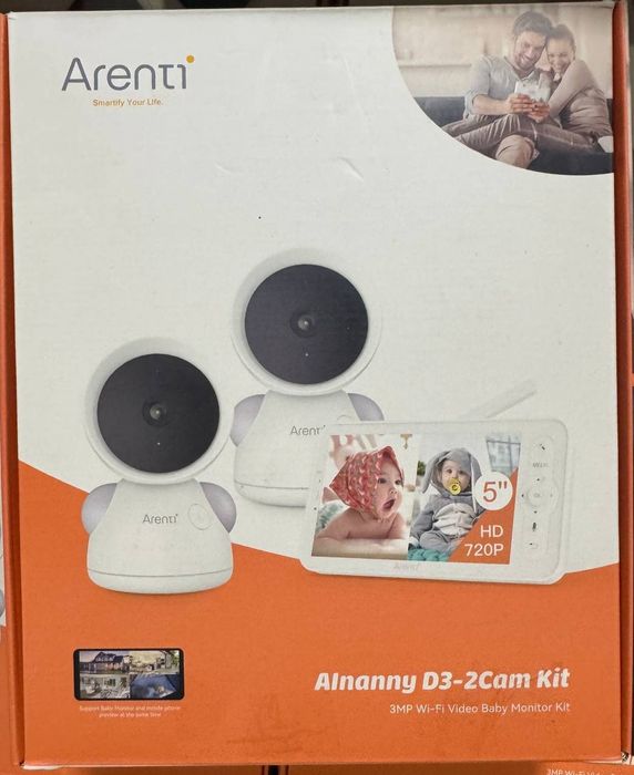 Радіо няня Arenti AInanny D3 2cam kit