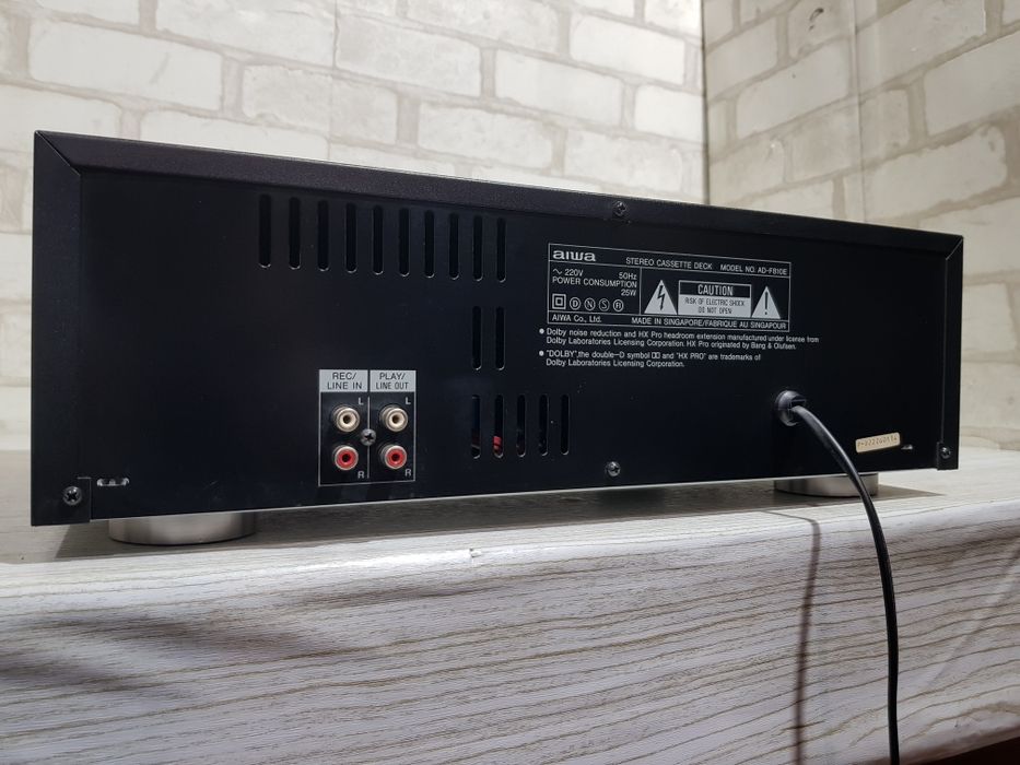 3 HEAD! Стерео касетна дека AIWA AD-F810E, б/у з Німеччини