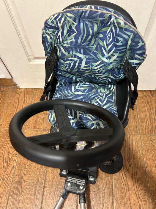 Dostawka do wózka z kierownicą cozy 4 rider siedzisko i platforma