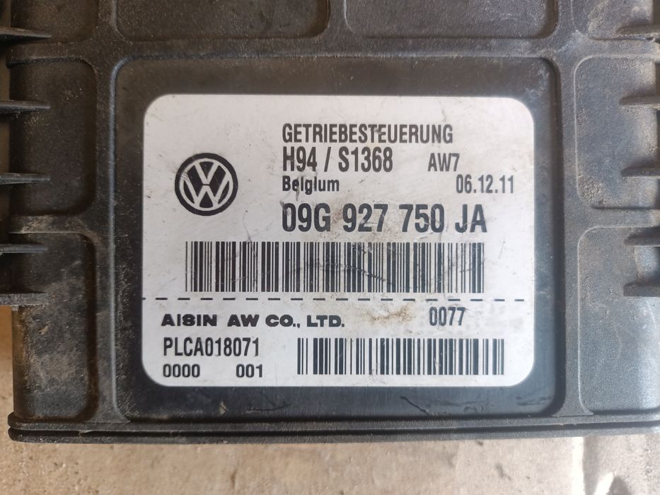 Блок управления АКПП 09G927750JA Skoda Octavia A5 A7 VW Jetta