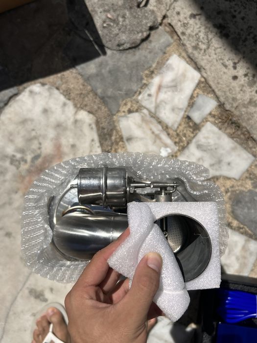 Panela de valvula com bypass 63mm