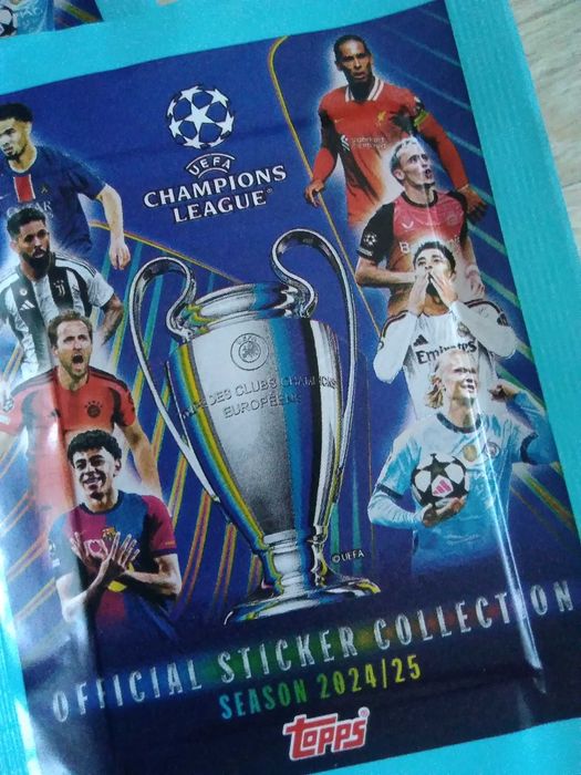 Album naklejki piłkarskie topps 2024/25 całość