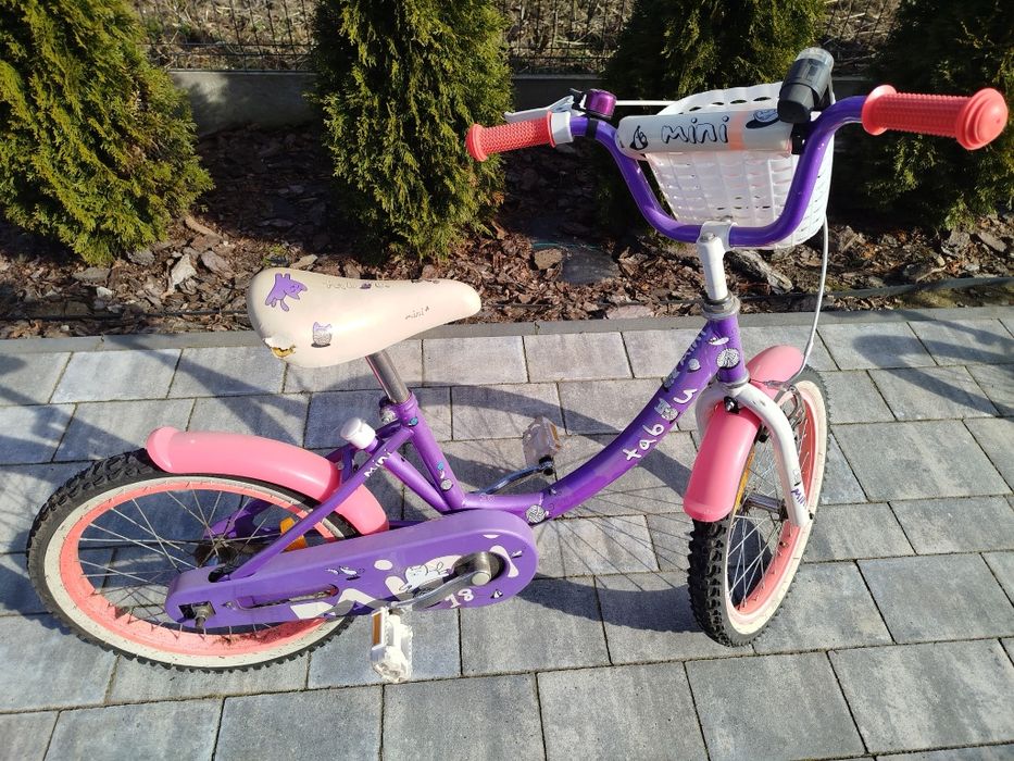 Rower dziewczęcy 18 cali