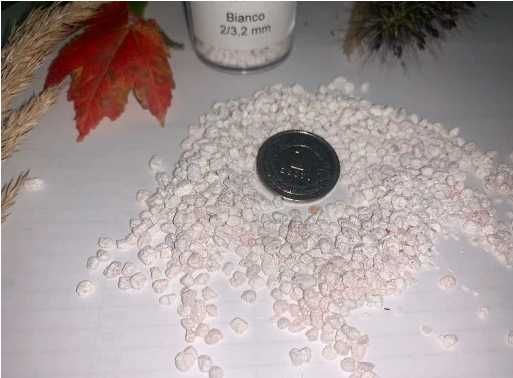 Grys dekoracyjny Bianco biały marmur 25kg akwarium