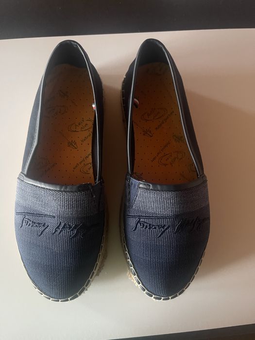 Granatowe espadryle Tommy Hilfiger