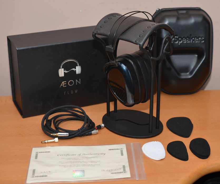 MrSpeakers DCA Dan Clark Audio Aeon Flow Closed słuchawki planarne made in USA pady skóra