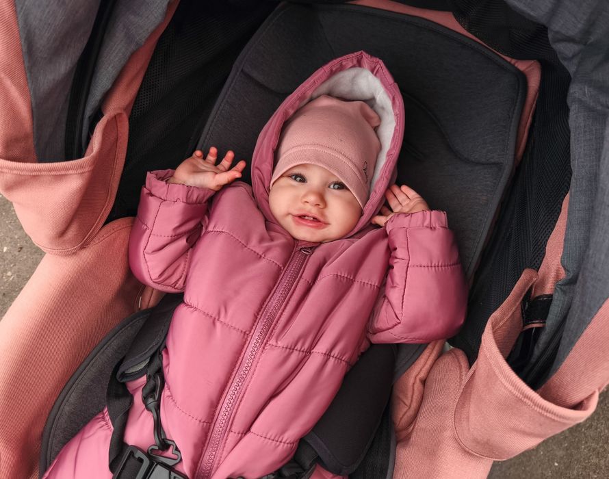 Деми комбінезон на дівчинку, демісезонний, 74, 68-74, осінь весна