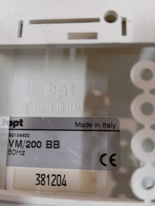 Video Porteiro - BPT System 200 VM/200BB