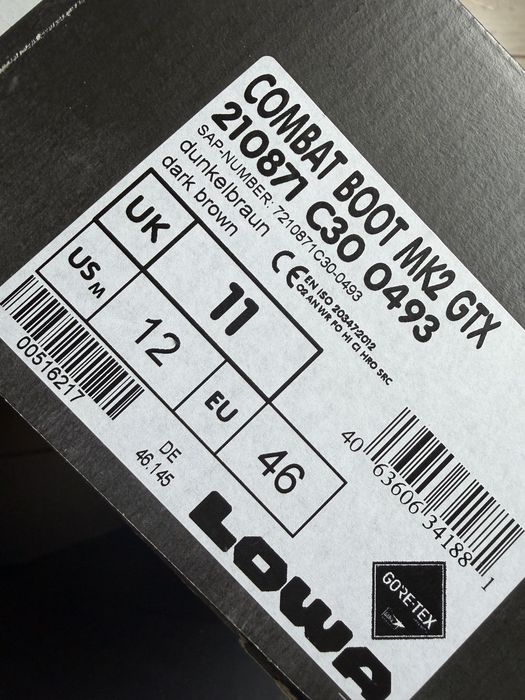 Buty Lowa Combat Boot mk2 gtx 46