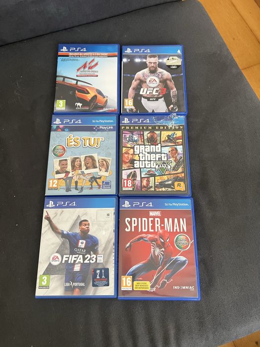 PS4 500 GB + 2 Comandos + 6 Jogos