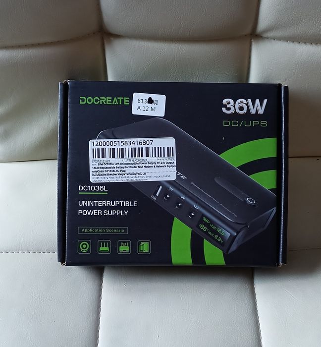 В наявності UPS DOCREATE DC1036L 36 W для роутера