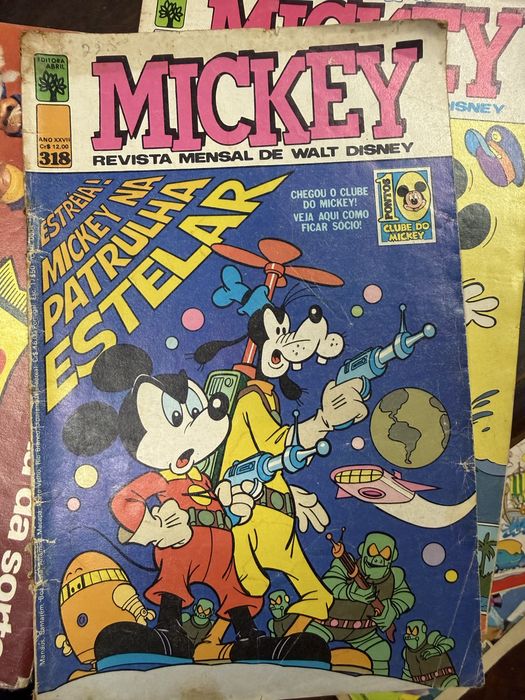 Mickey - 4 livros de 1979 - Editora Abril