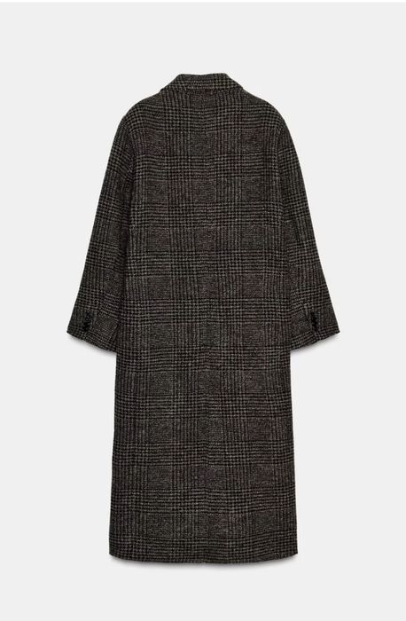 %% Płaszcz w kratę ZARA, S