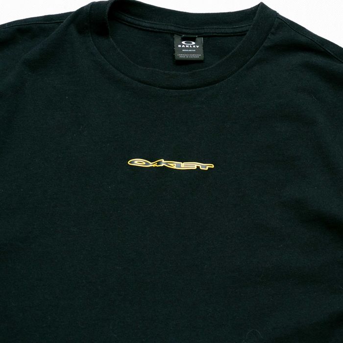 Vintage Oakley golden skull t-shirt L czaszka