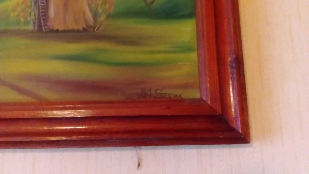 Obraz na płótnie sygnowany