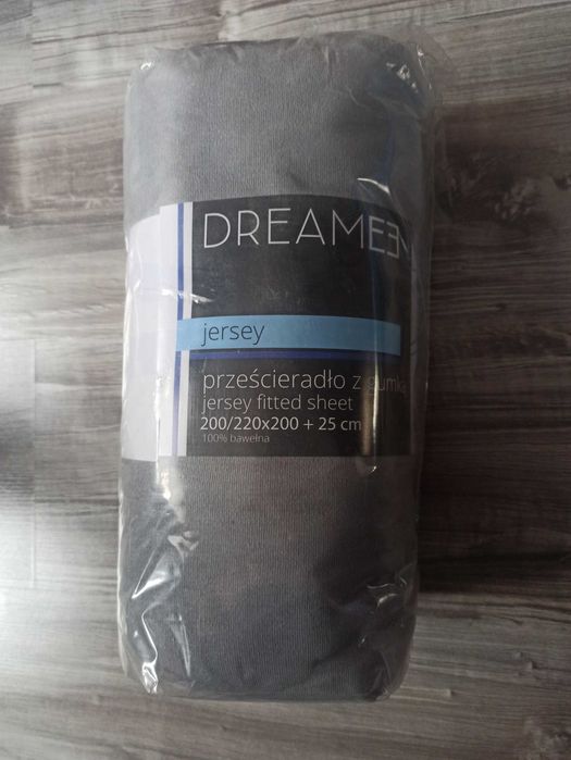 Prześcieradło z gumką Jersey 200/220x200+25