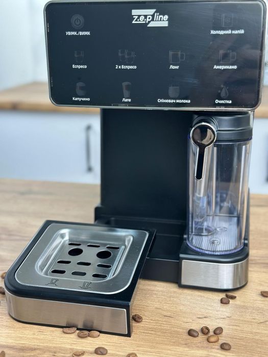 Кавомашина універсальна 8 напоїв 3000Вт Zepline ZP-6806 / кавоварка