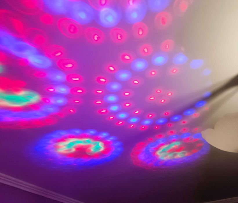 Світлодіодний прилад для дискотек, з чохлом!