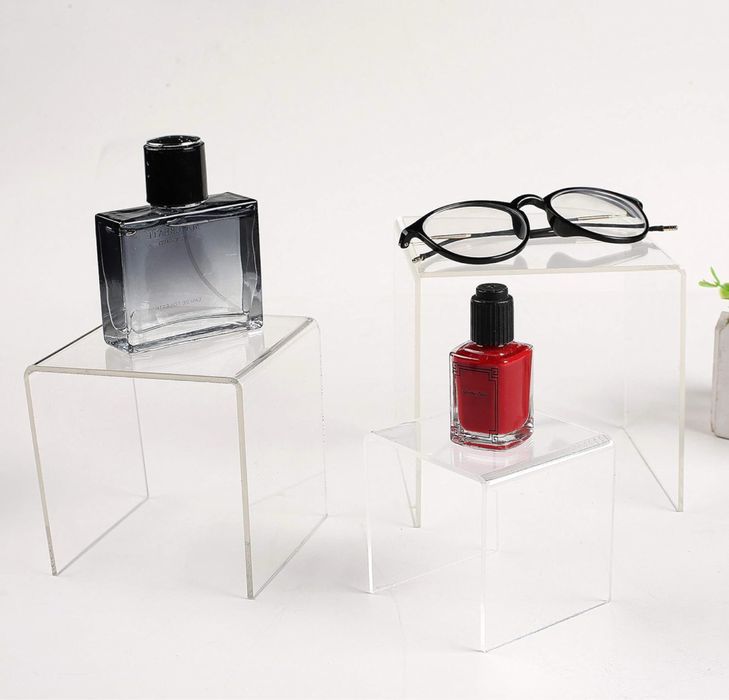 MaoXinTek 3x Stojak Akrylowy 5 mm na biżuterię desery wystawa