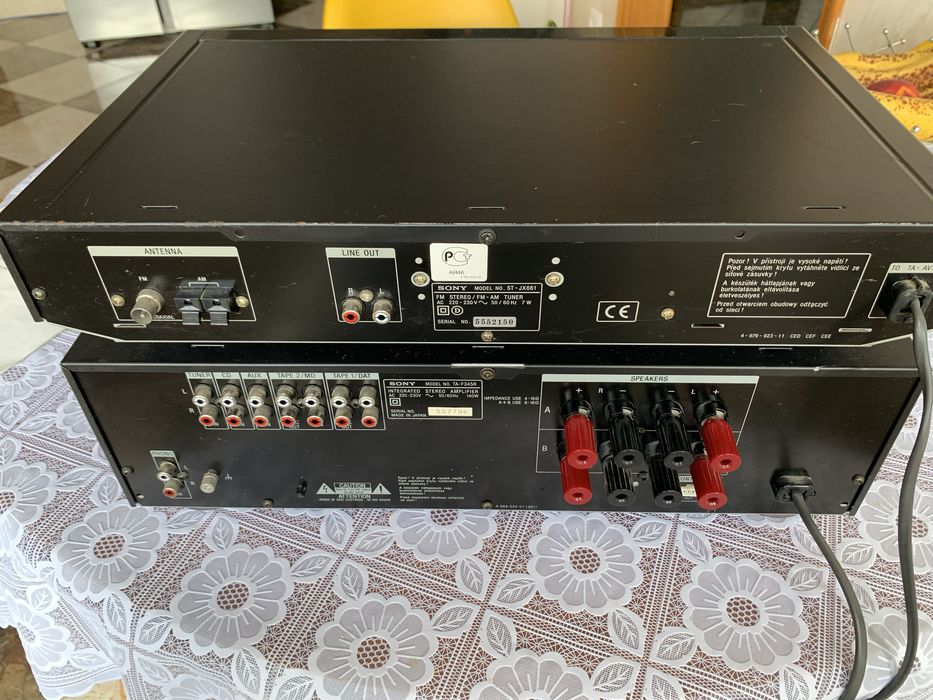 Amplificador e sintonizador  sony