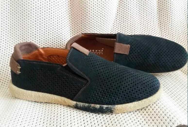 Мокасины мужские нубук Mitro 41-42р.