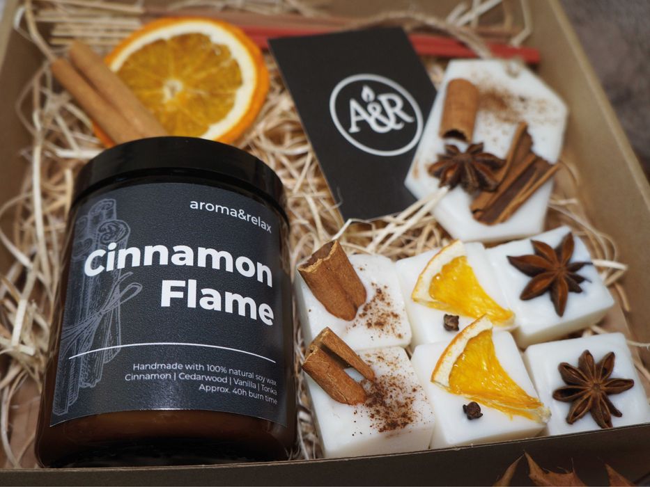 Zestaw Prezentowy Świeca Sojowa, Woski, Prezent na Święta, Rękodzieło