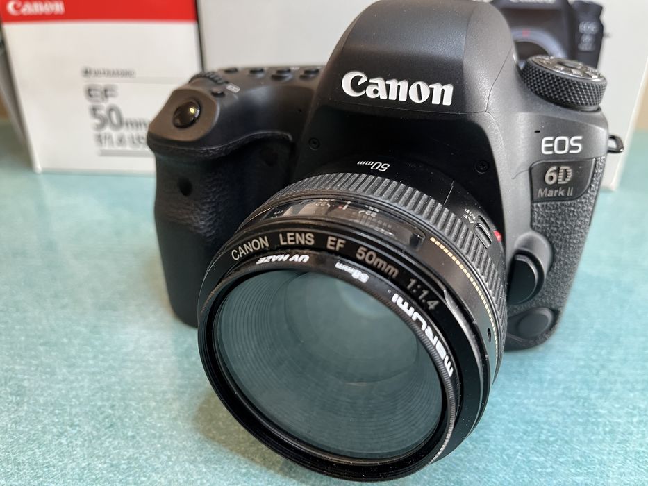 Canon EOS 6D mark II + EF 50mm f/1.4 USM (przebieg 7000)
