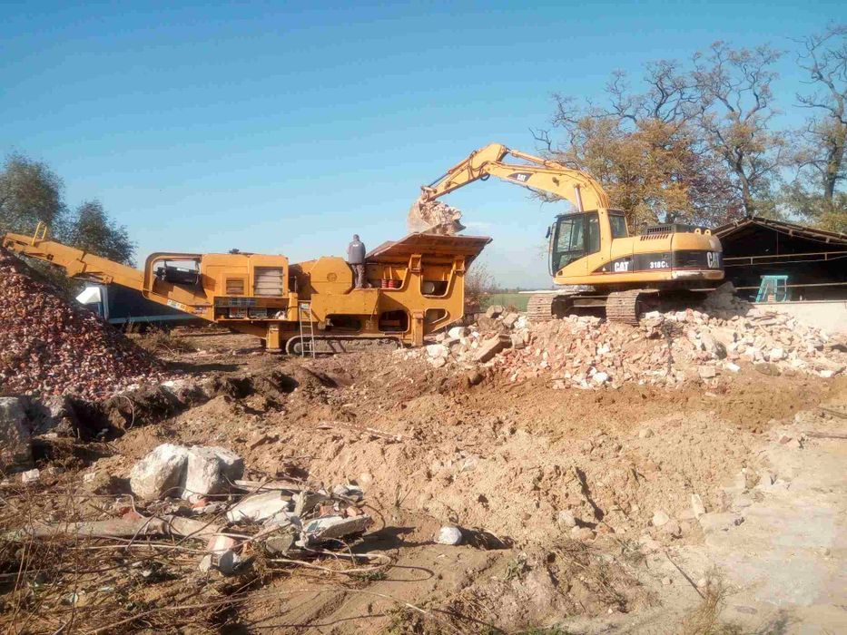 Wynajem koparek- rozbiórki, wykopy