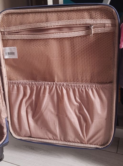 Walizka GBR Premium Globtroter 50cm. granatowa.