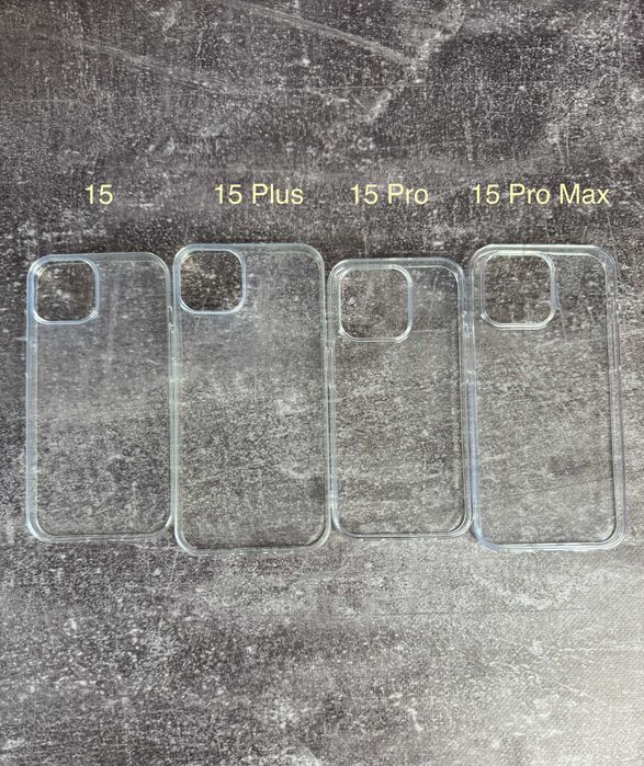 Чохол прозорий на Айфон 14 Plus 15 16 Pro Max iPhone Прозрачный чехол