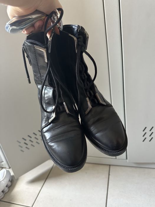 Botki czarne Zara