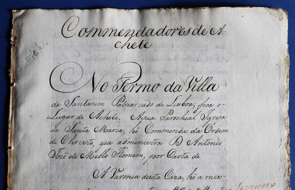 Comendadores de São Miguel de Alvarães Barcelos Ordem de Cristo sXVIII