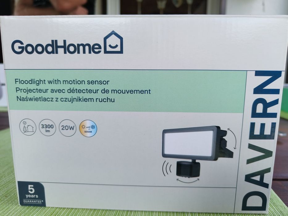 Naświetlacz   z czujnikiem  LED  20W GoodHome